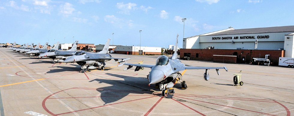 The 114th Fighter Wing at Joe Foss Field in Sioux Falls