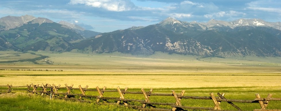 You will find wide open spaces in Montana