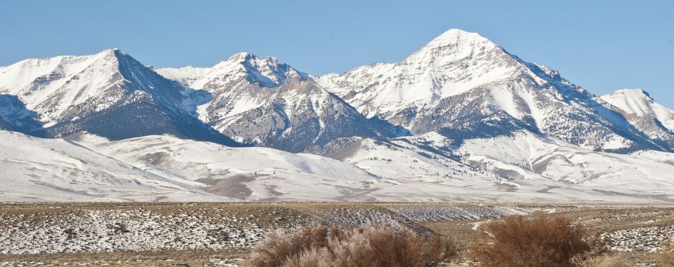 Diamond Peak in the Lemhi Mountains near Birch Creek