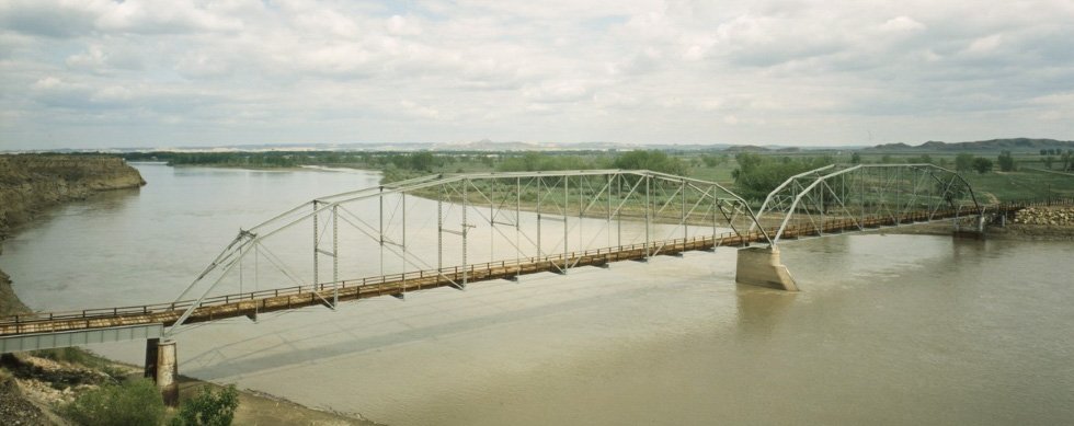 Fort Keogh Bridge west of Miles City