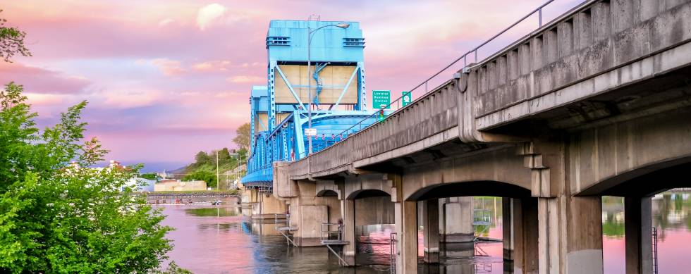 Lewiston-Clarkston Bridge on the Snake River