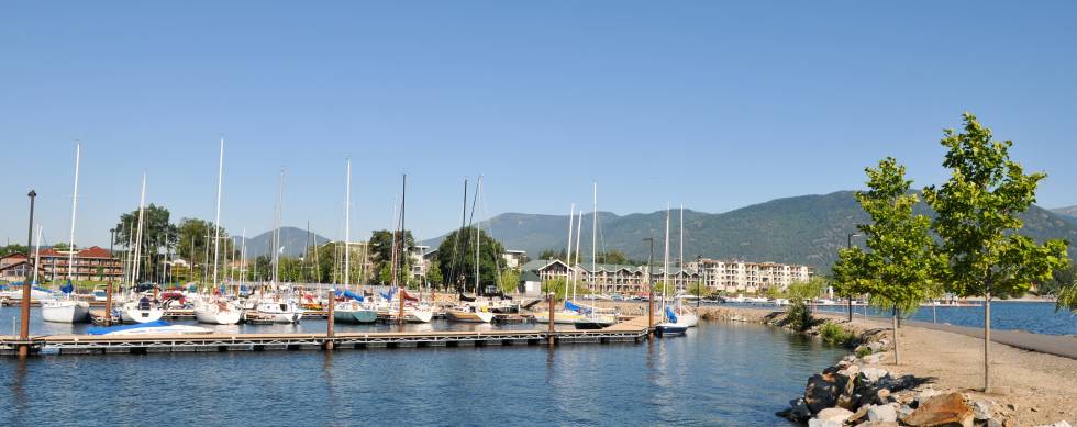 Sandpoint Marina on Lake Pend Oreille