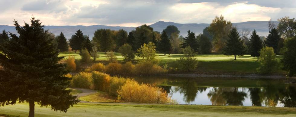 Sunrise on the Blackfoot Golf Course