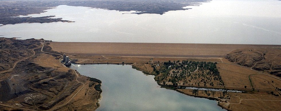 Fort Peck Dam on the Missouri River