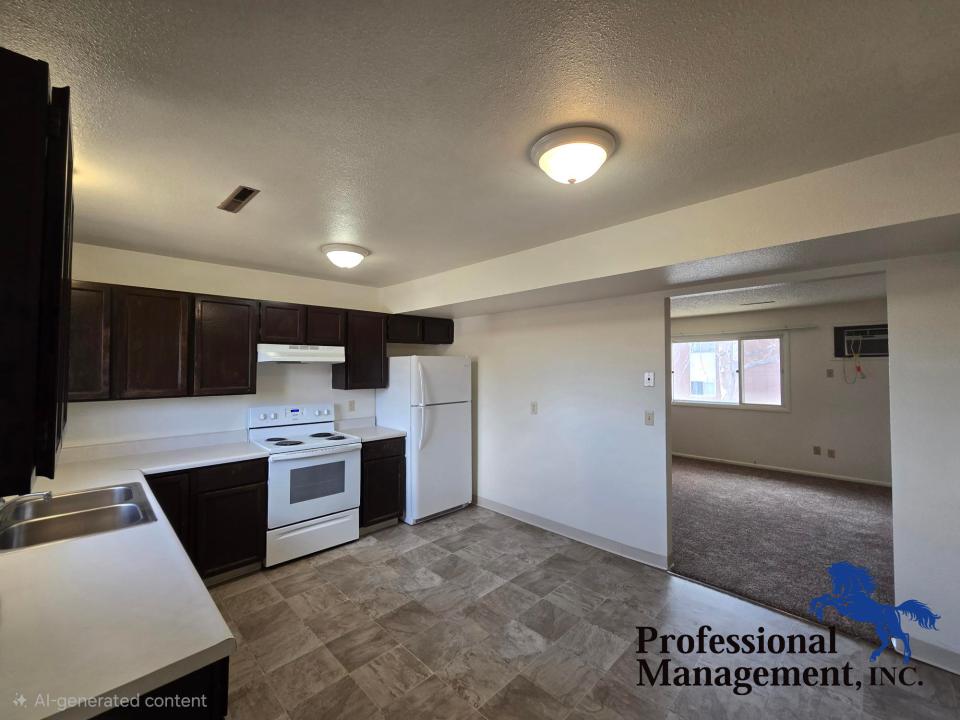 Kitchen Has Washer and Dryer Hook Ups