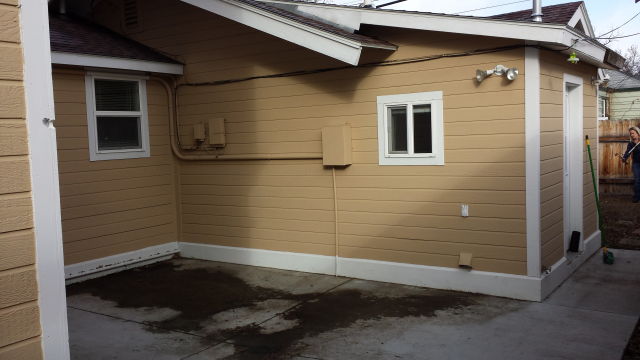 Patio - Just Cleared Snow, Still Drying.