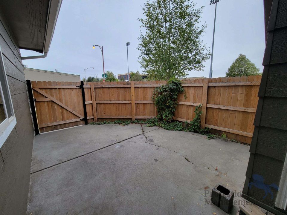 Fenced Patio