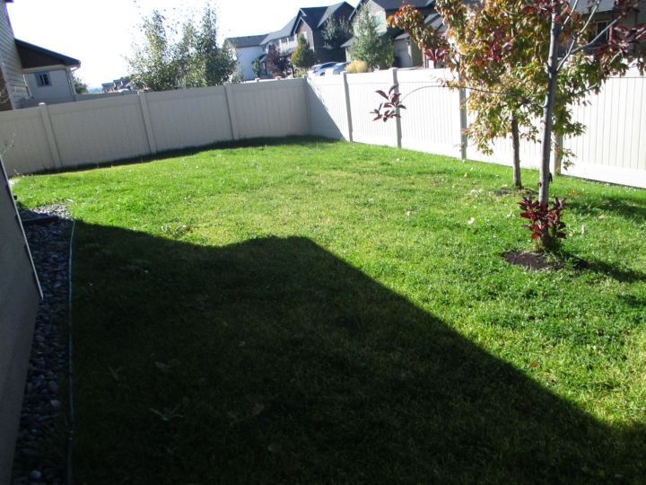 Fenced Back Yard with Patio