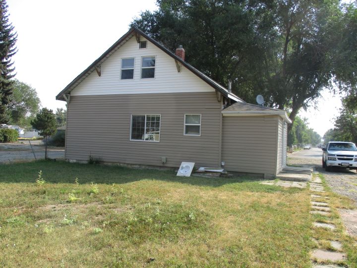 Back View of Home and Large Driveway