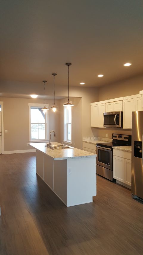 Kitchen & Living Room
