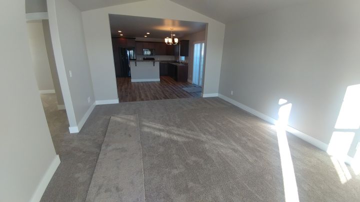 Open Concept Living Room & Kitchen