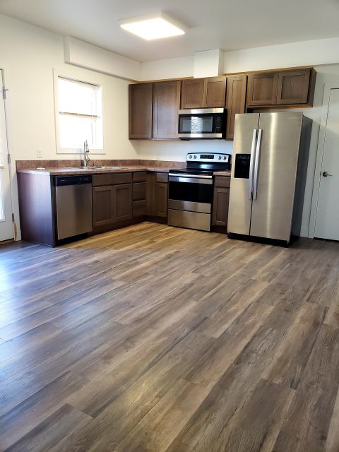 Kitchen and Living Room