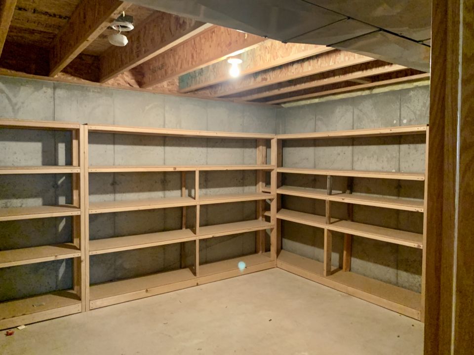 Basement Storage Room