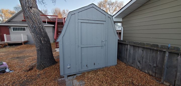 Includes Storage Shed