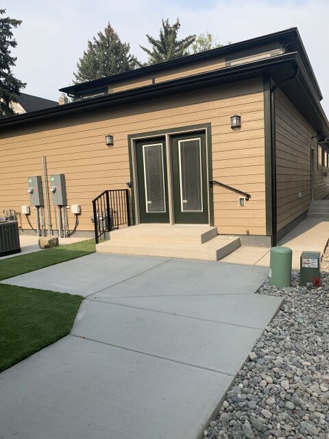 Rear Entrance & Patio