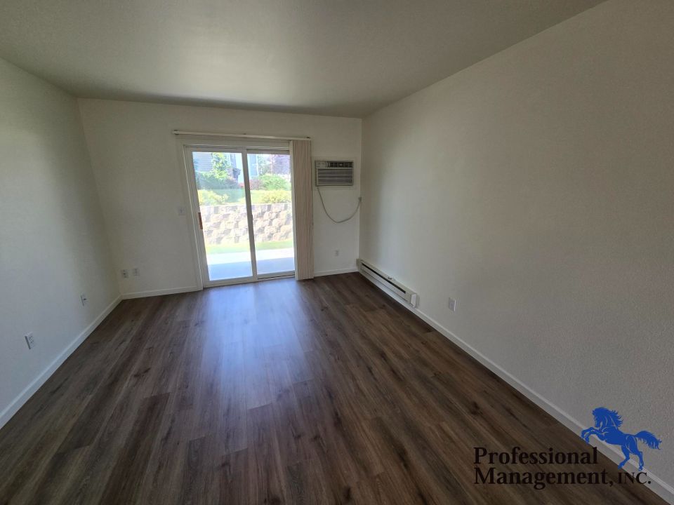 Living Room with Wall AC