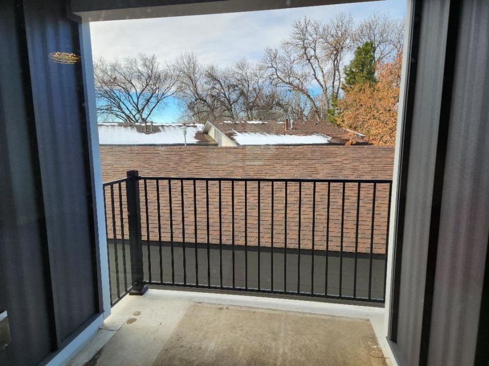 Balcony off Dining Room