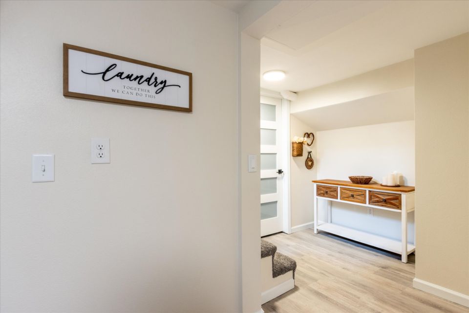 Newly Remodeled Laundry Room