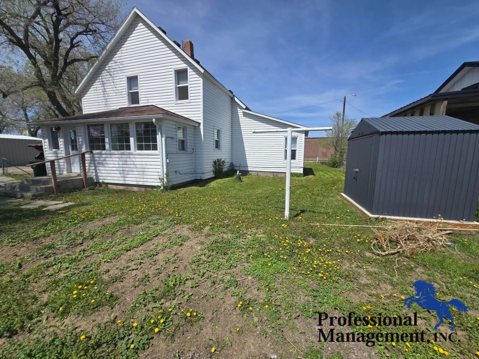 Backyard with Shed