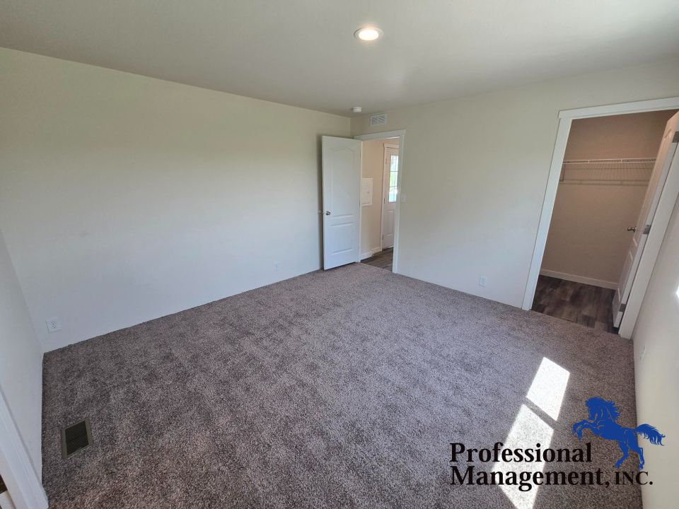Master Bedroom with Walk in Closet
