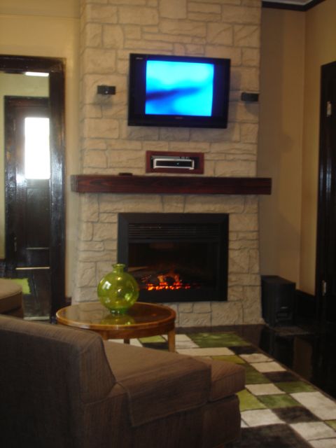 home theatre systems, fire place
