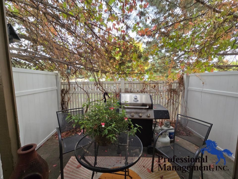 Back Door Patio w/ Grill