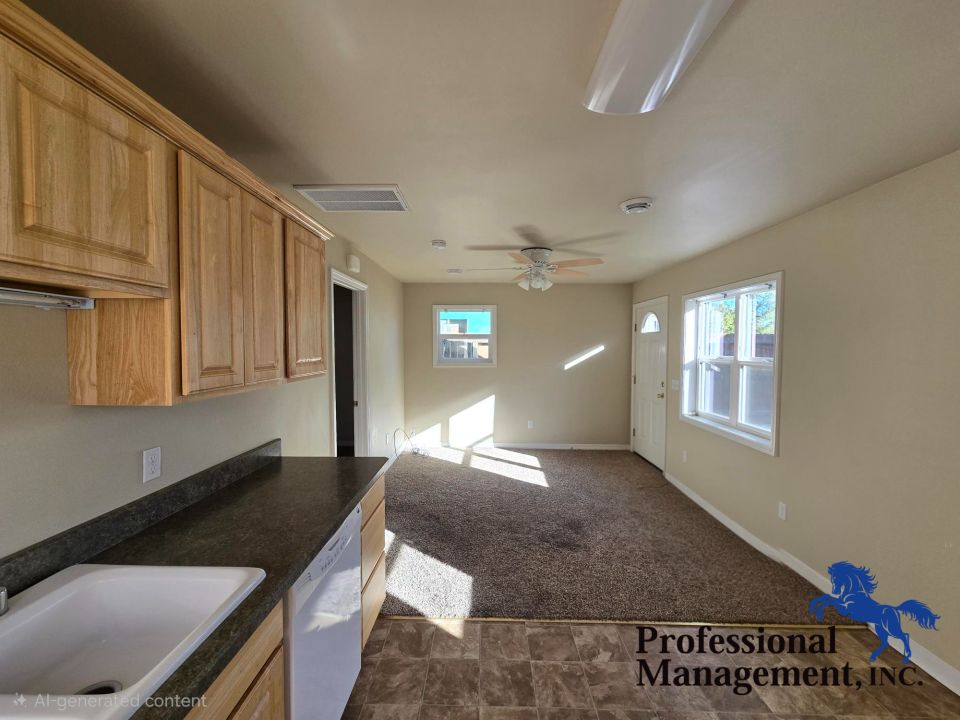 Kitchen and Living Room