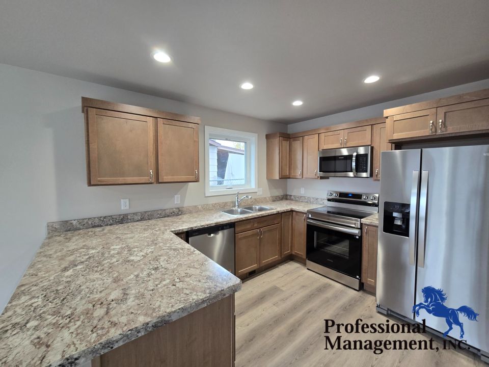 Kitchen with Stainless Steal Appliances