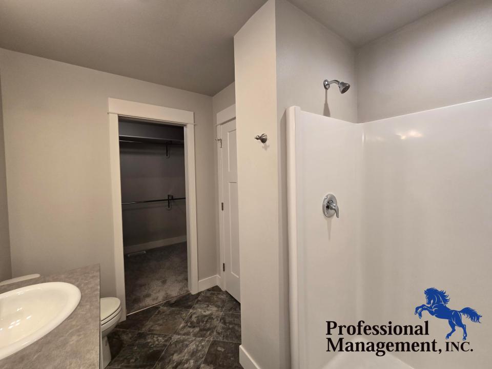 Master Bath with Lots of Closet Space