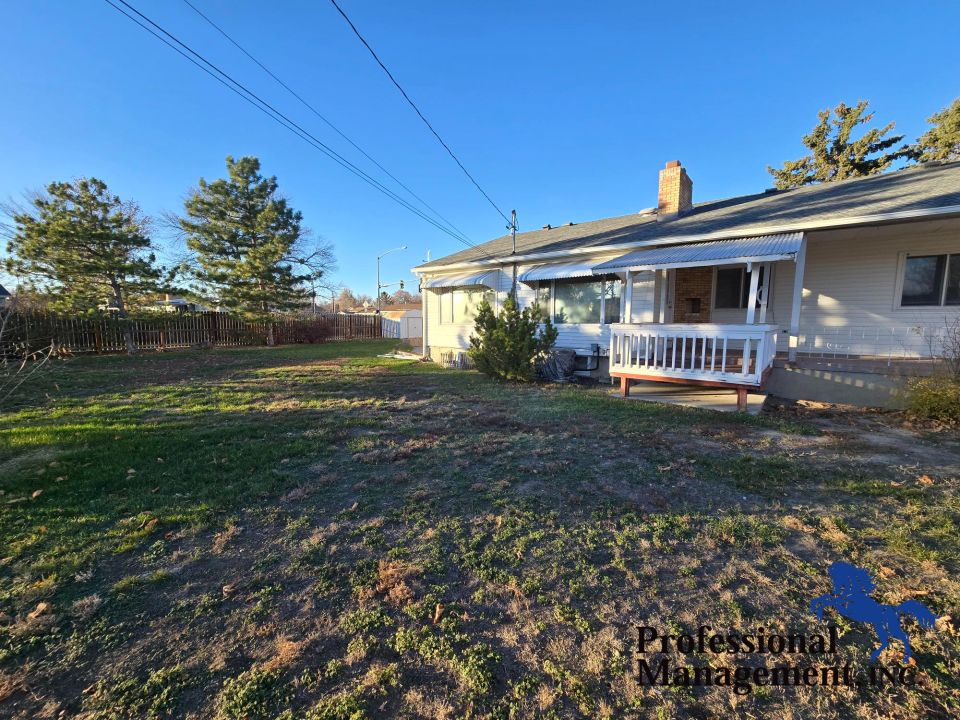 Back Yard with Porch