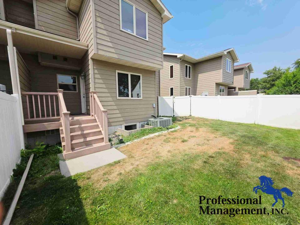 Fully Fenced Back Yard