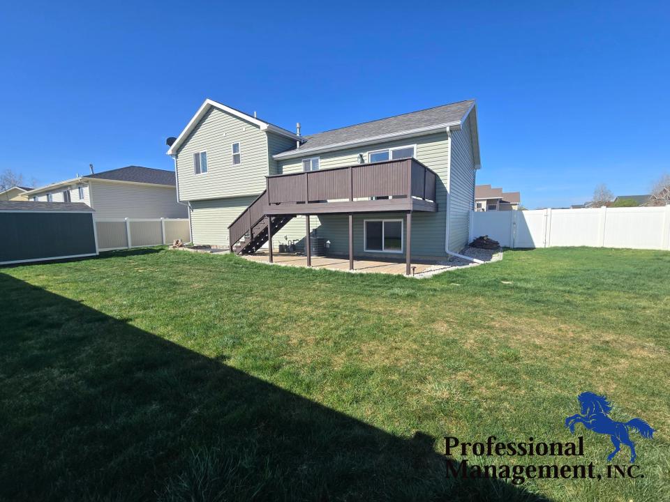 Back Yard/ Storage Shed